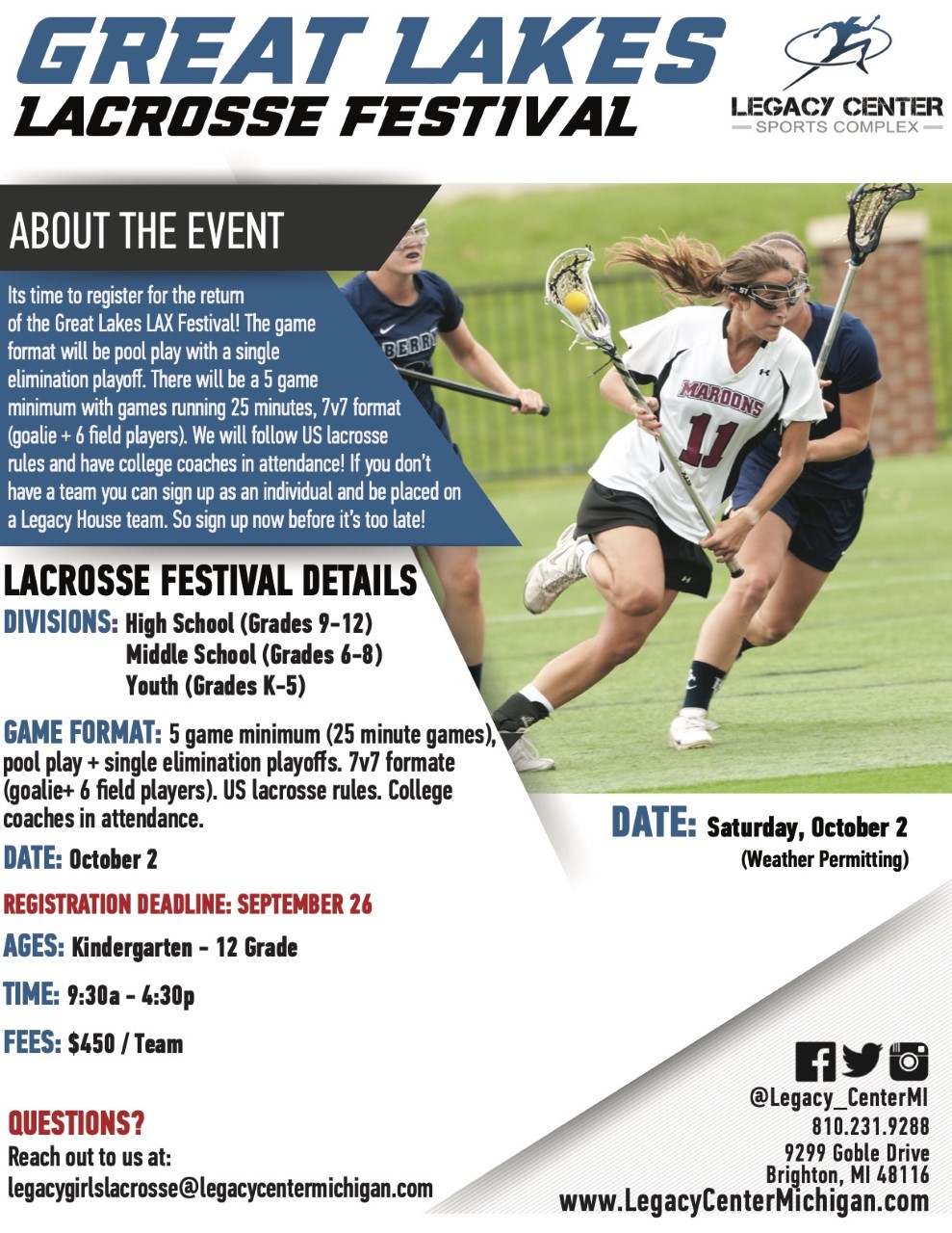 Great Lakes Lax Festival mitten state lax